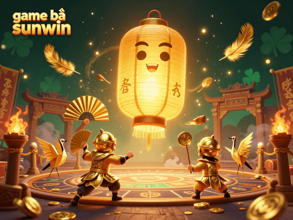 Engage with game bài sunwin at an exciting night market casino featuring vibrant characters.