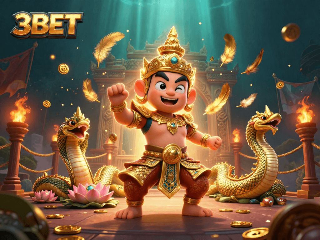 Engage in thrilling gaming adventures with the vibrant 3BET casino illustration featuring iconic symbols and atmosphere.