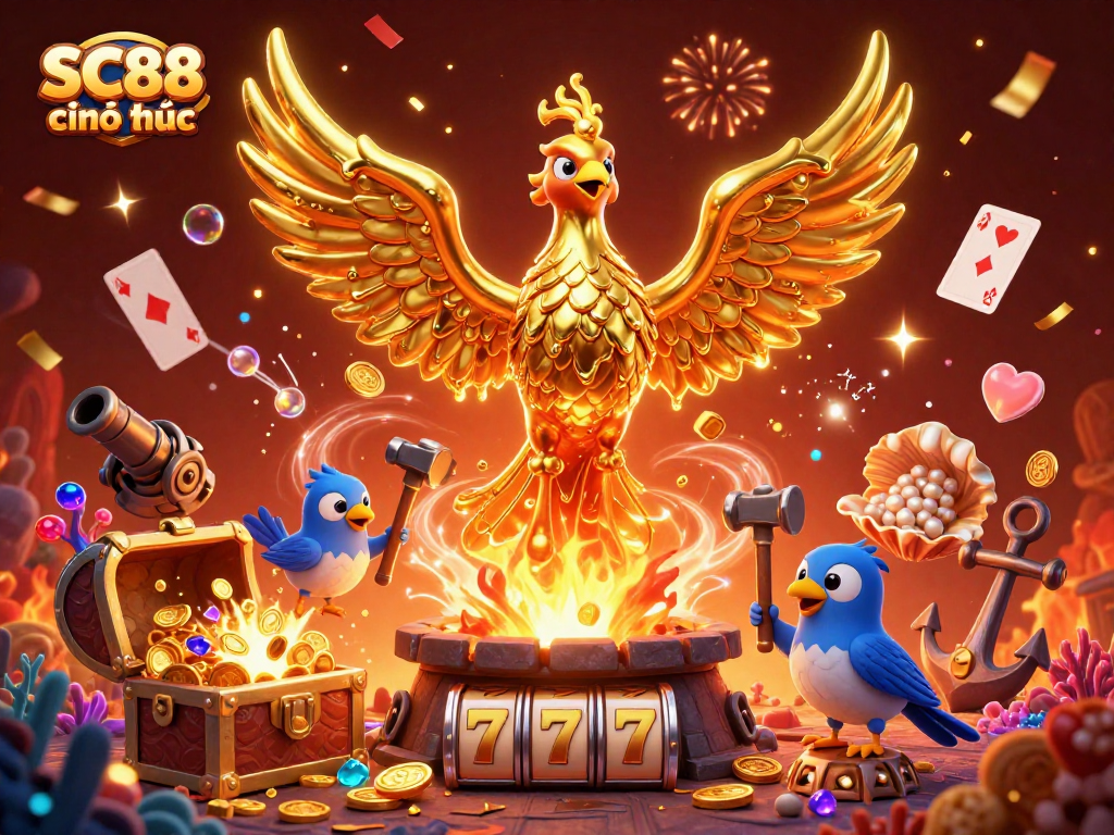 Engage with SC88 chính thức as a golden phoenix crowns online slots in a celebration of winnings.