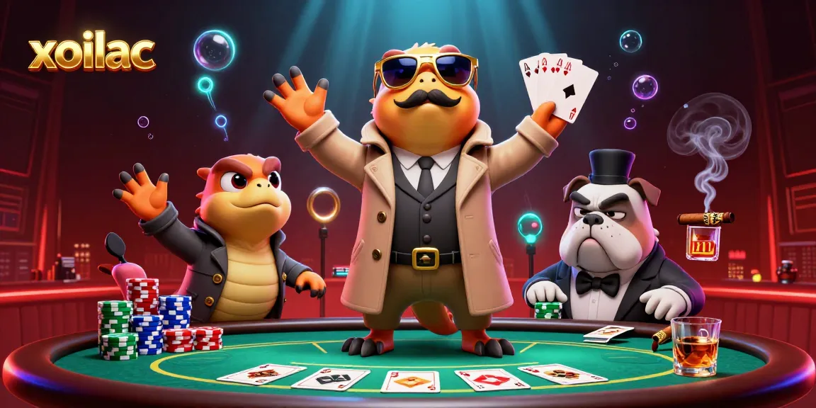 Experience xoilac with three cartoon raptors attempting to enter a VIP casino lounge.