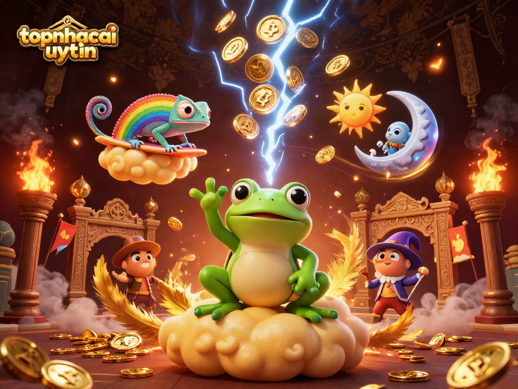 Experience thrilling gameplay at topnhacaiuytin with vibrant characters and dynamic casino elements.