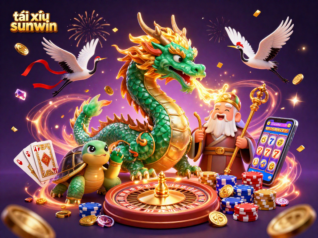 Play tài xỉu sunwin with immersive scenes and dynamic casino elements.