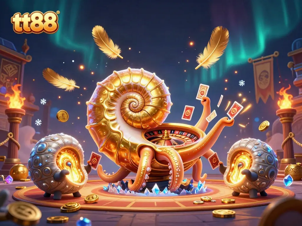 Experience thrilling gaming at tt88 with a vibrant casino scene featuring roulette elements.