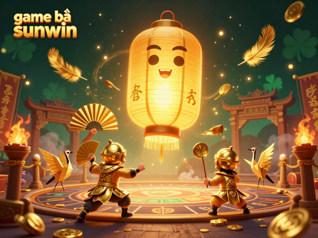 Engage with game bài sunwin at an exciting night market casino featuring vibrant characters.