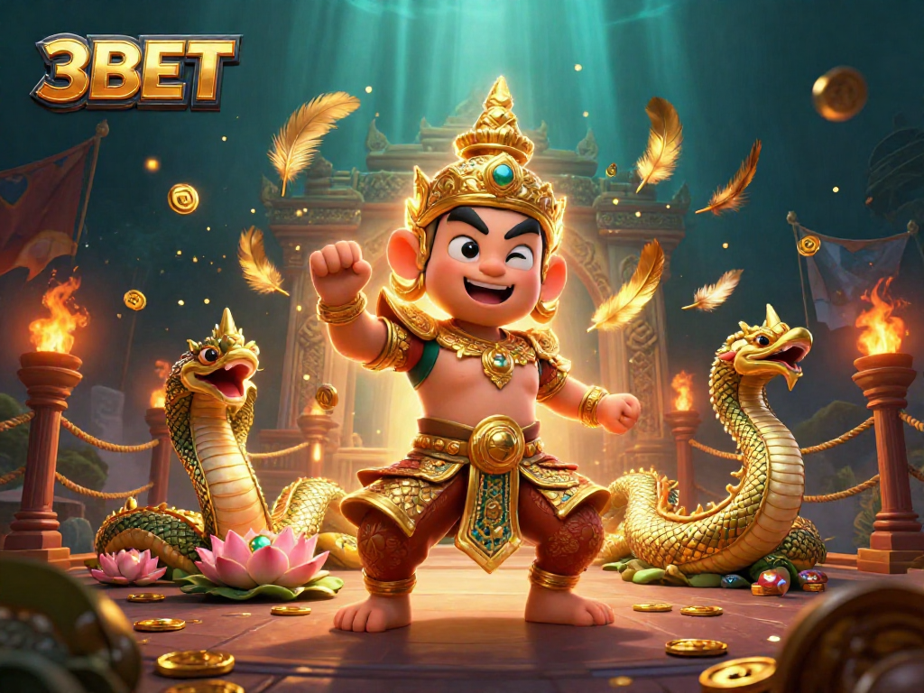 Engage in thrilling gaming adventures with the vibrant 3BET casino illustration featuring iconic symbols and atmosphere.