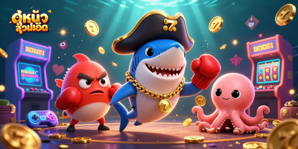 Experience ดูหนังออนไลน์ and dazzling gambling action with colorful slot reels and cheerful characters.