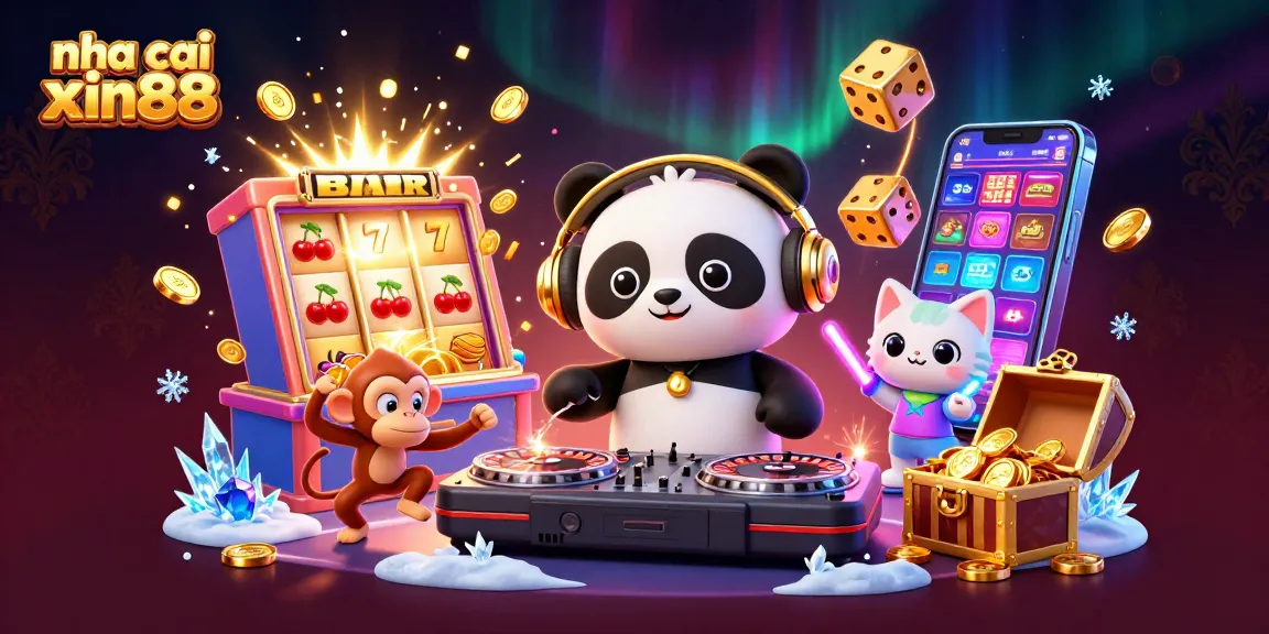 Experience thrilling gameplay at nha cai xin88, showcasing dynamic characters and exciting casino elements.