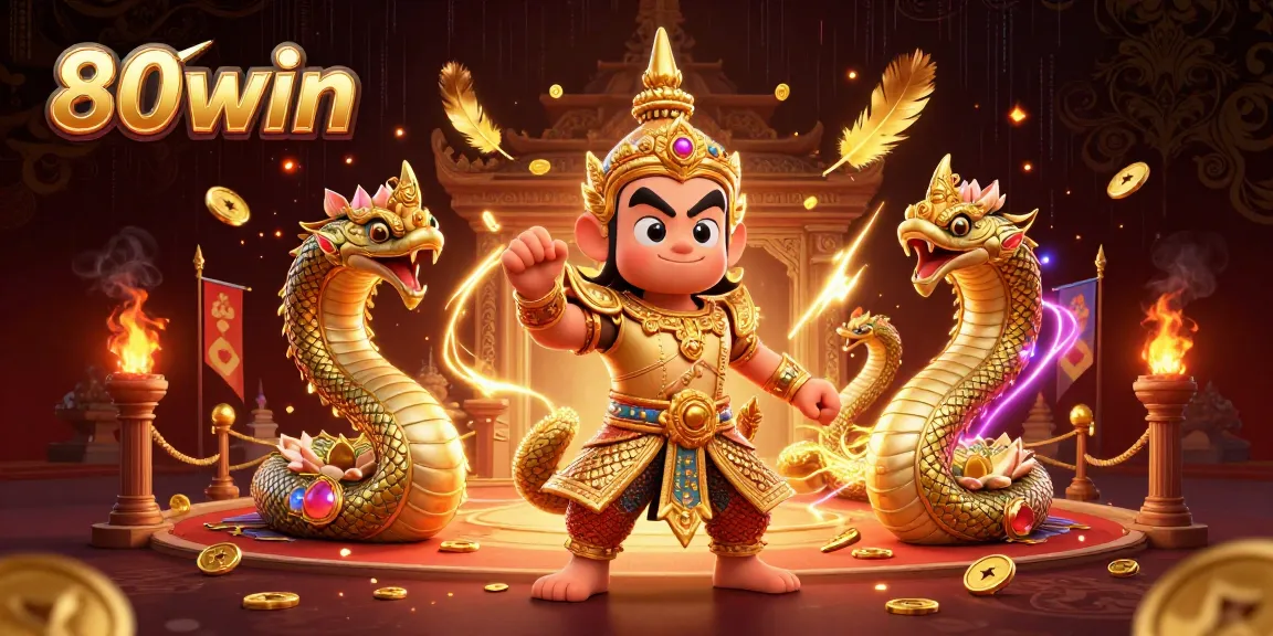 Experience thrilling gameplay at 80win with vibrant 3D representation of casino excitement.