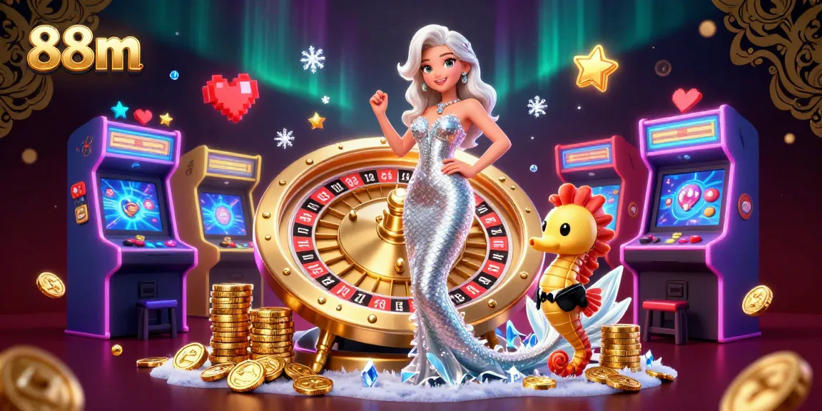 Experience thrilling gameplay at 88m with interactive casino elements and vibrant characters.