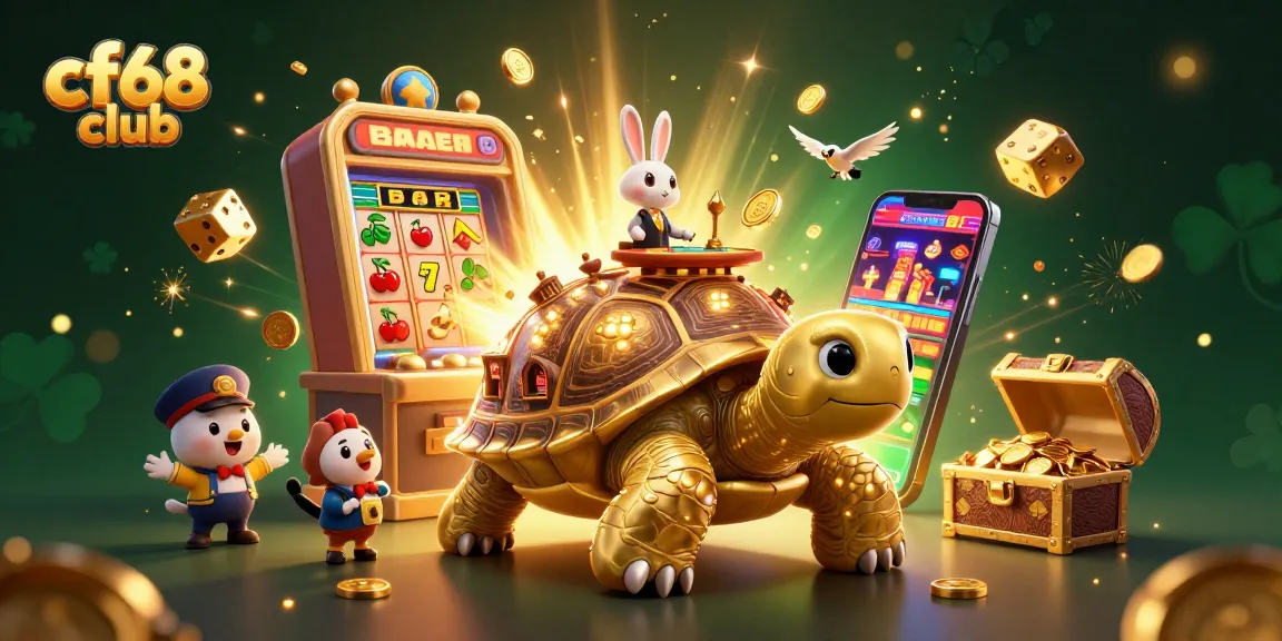 Experience the thrill at cf68 club with a whimsical 3D casino scene filled with adventure!