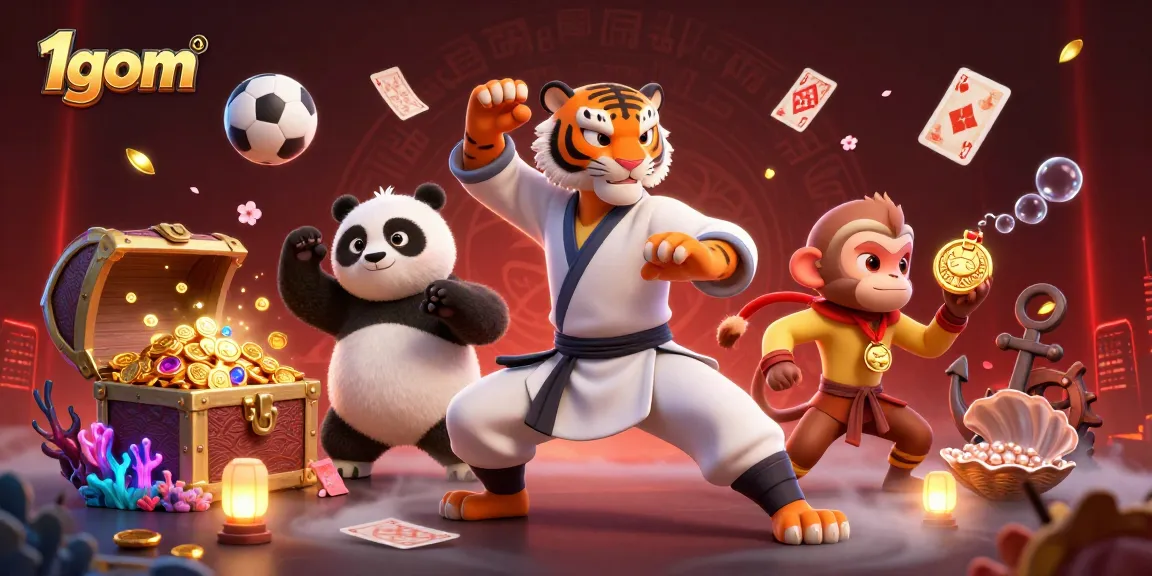 Engage with immersive sports betting action at 1gom, showcased by a dynamic 3D illustration.